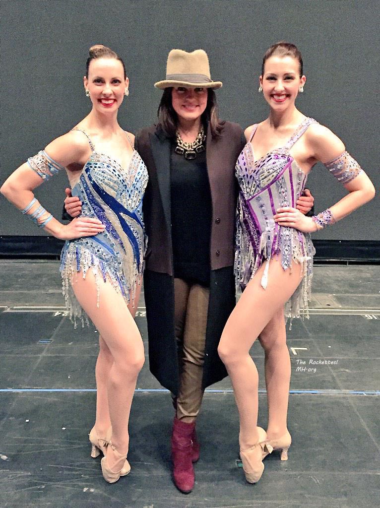 2014 Mariska Backstage with the Rockettes